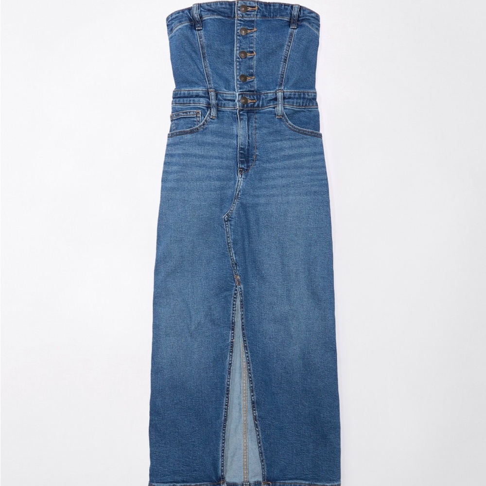 AR Denim Tube Dress